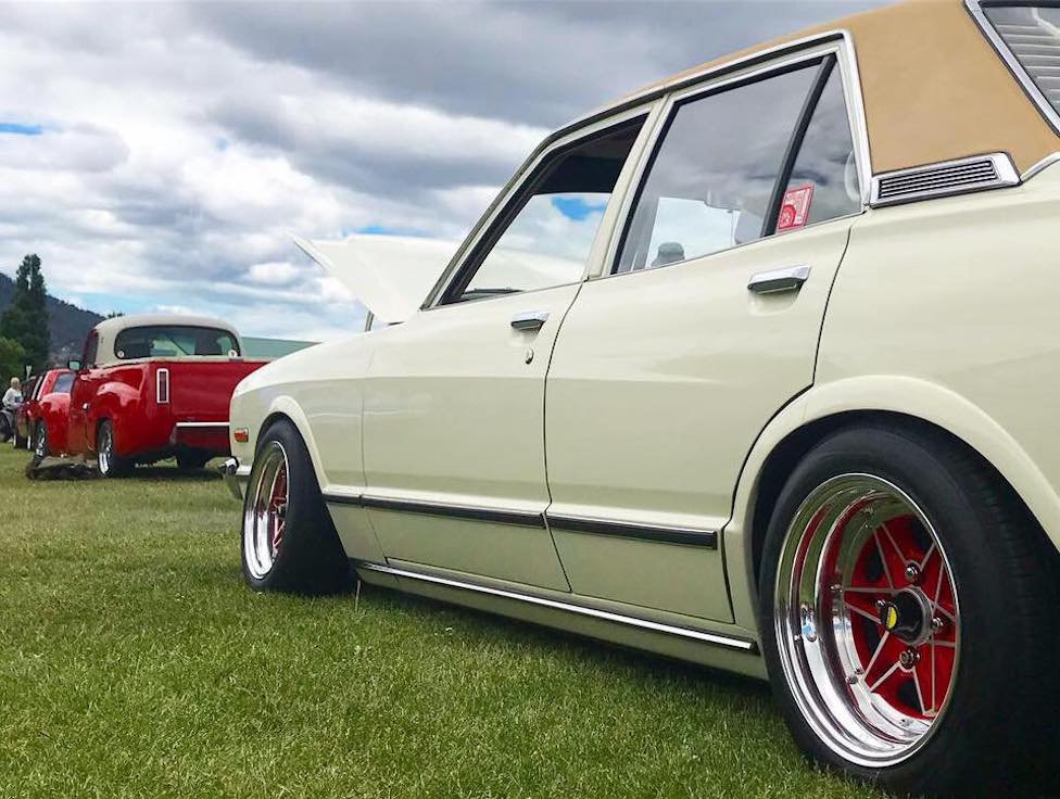 R33 Skyline rear springs on MX32 Cressida